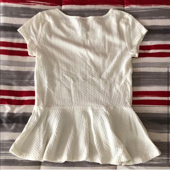 waffle peplum top - Picture 3 of 3